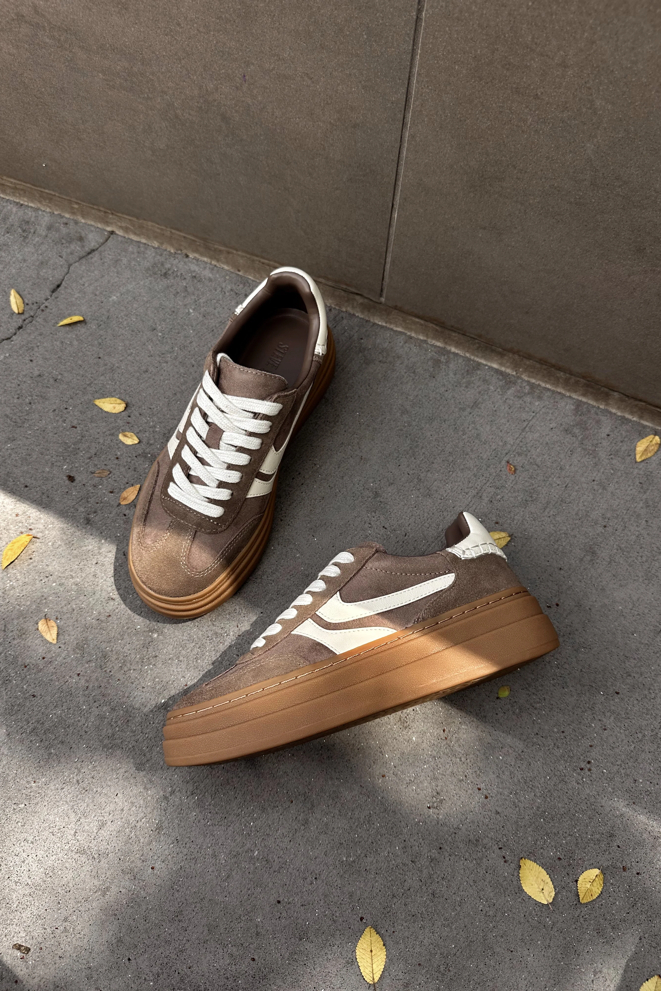 Steve Madden Dodge Espresso Multi Platform Sneaker