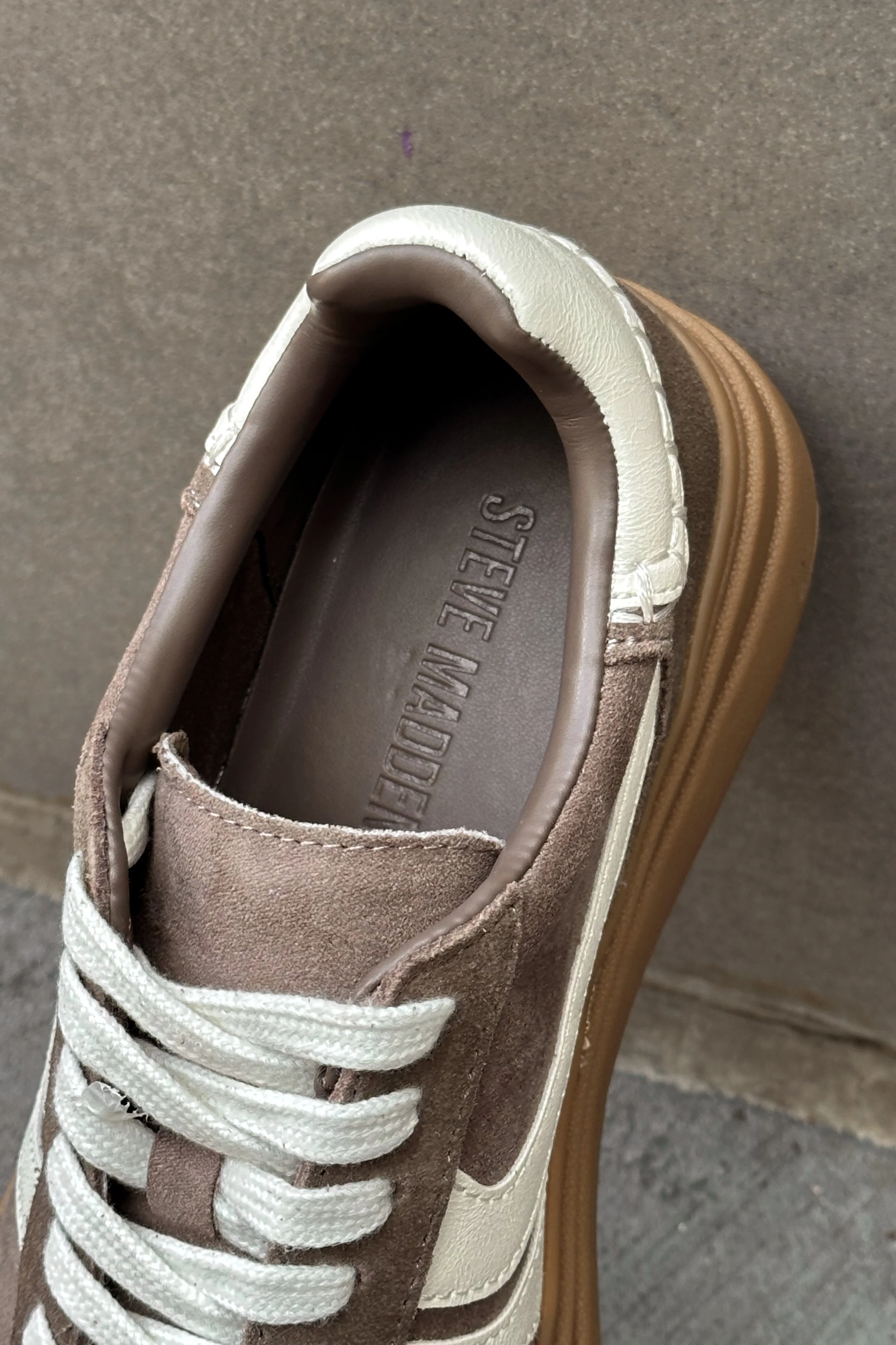 Steve Madden Dodge Espresso Multi Platform Sneaker - Image 5
