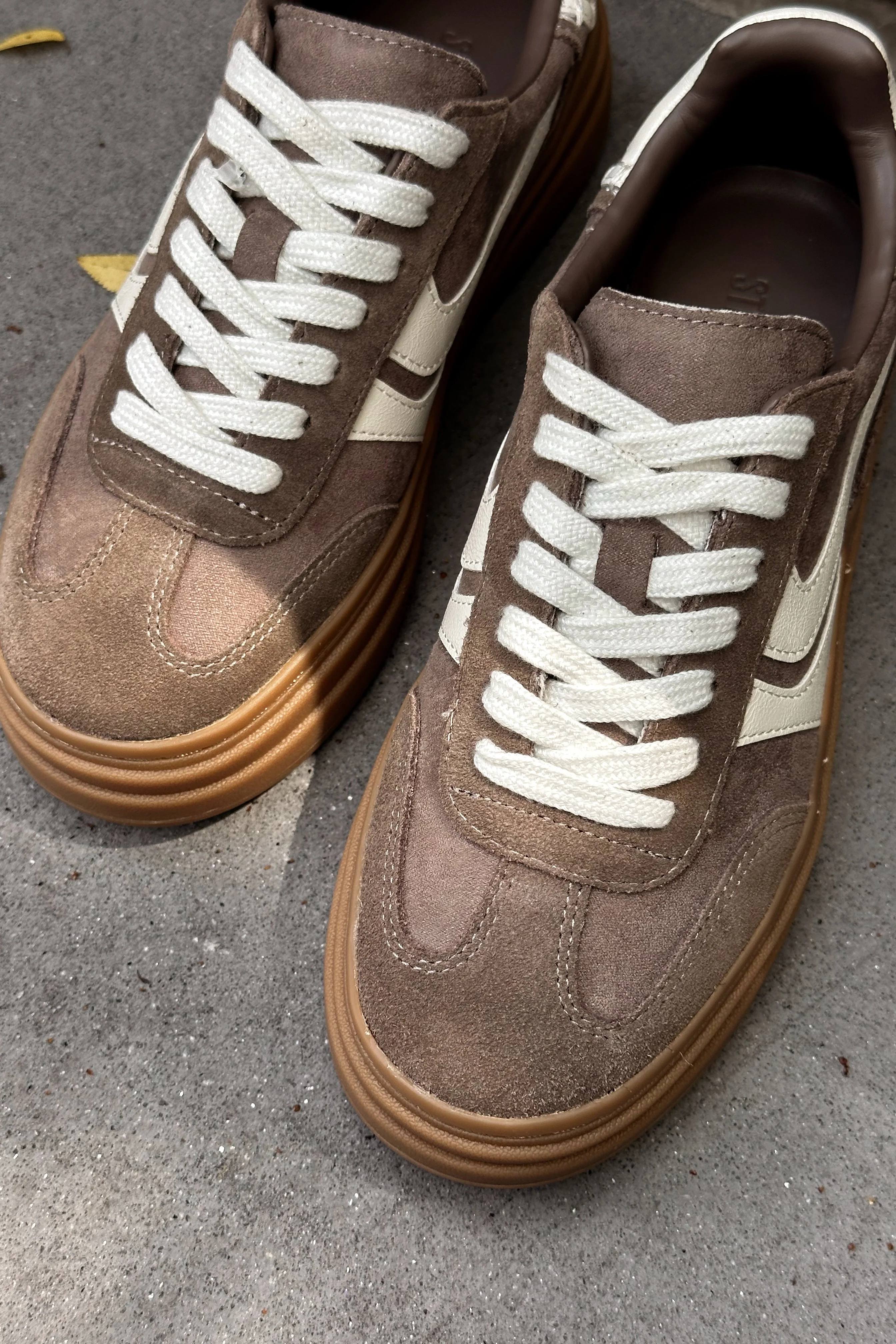 Steve Madden Dodge Espresso Multi Platform Sneaker - Image 6