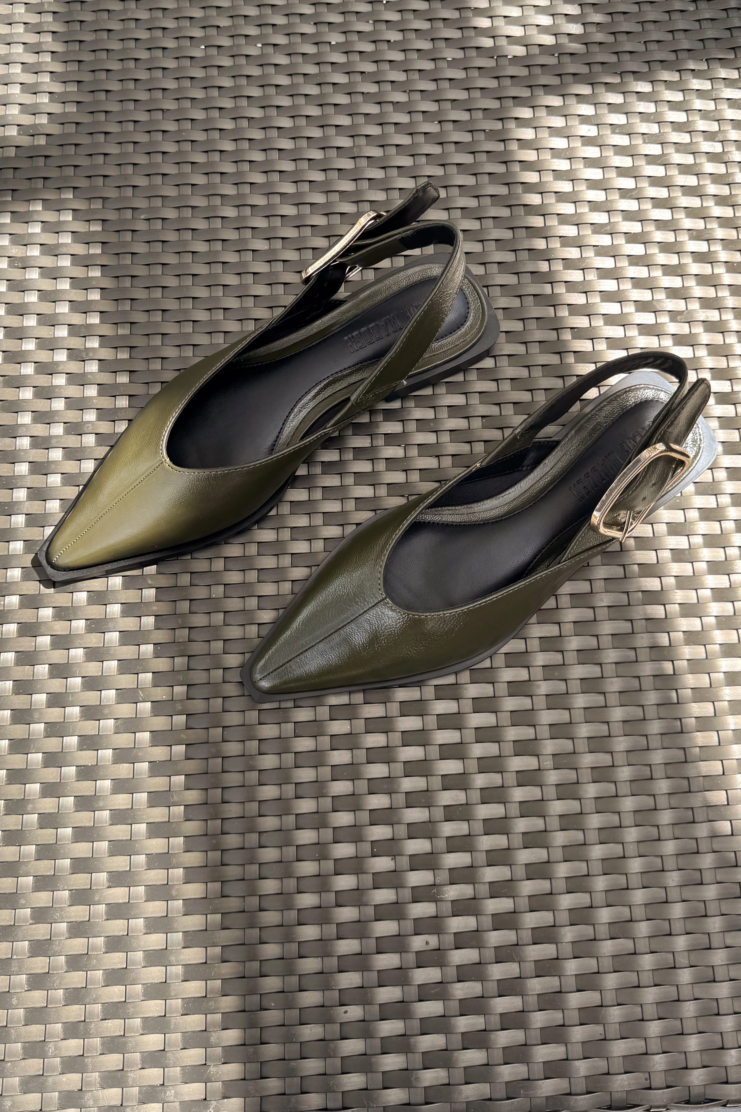 Steve Madden Shay Olive Slingback Flat - Image 7