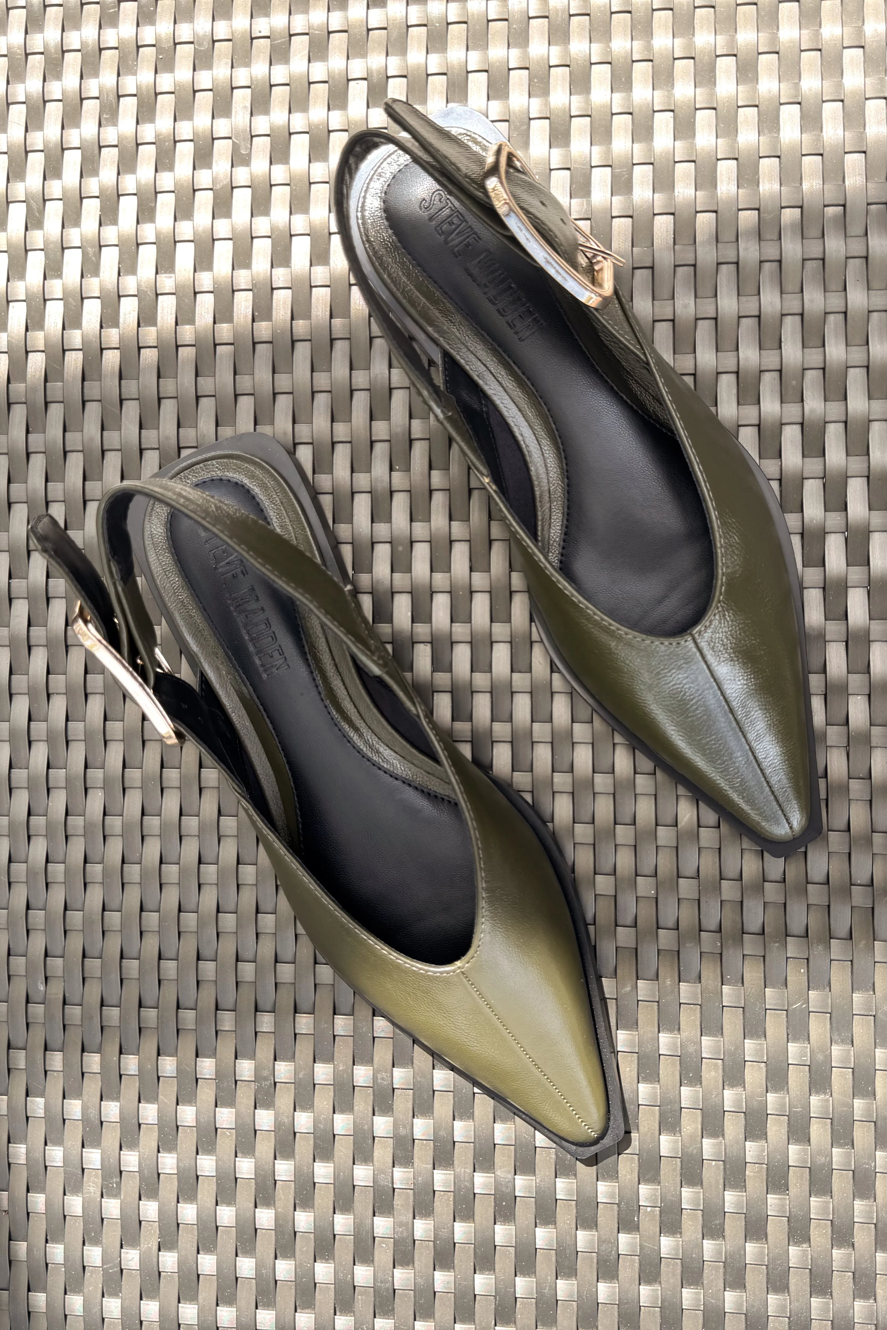 Steve Madden Shay Olive Slingback Flat - Image 9
