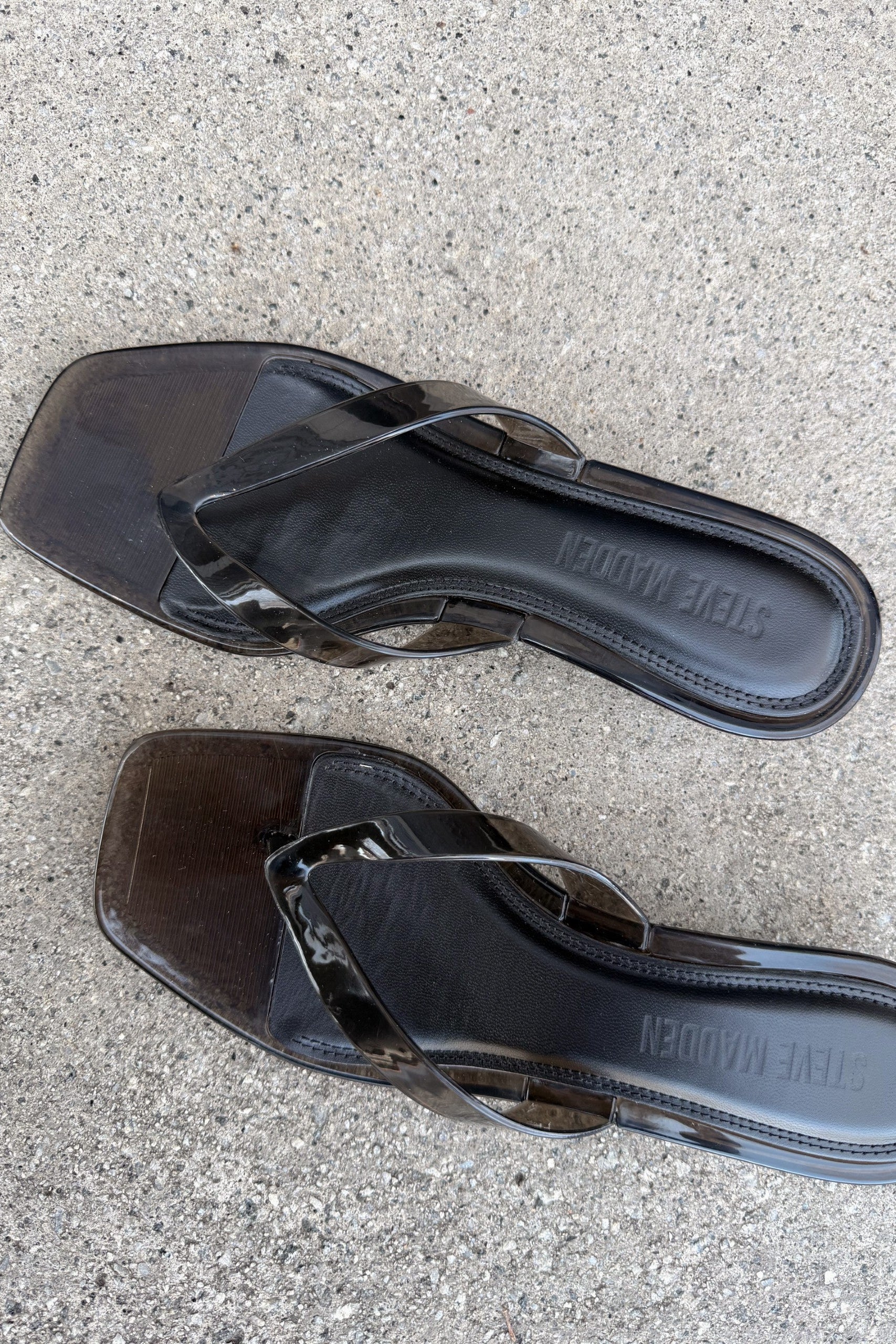 Steve Madden Tracie Jelly Smoke Heel Sandal - Image 5