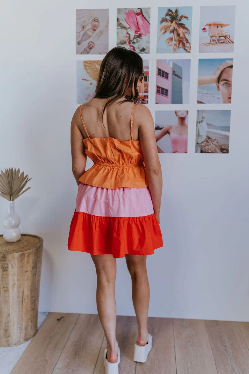 Sunkissed Color Block Dress - Image 4