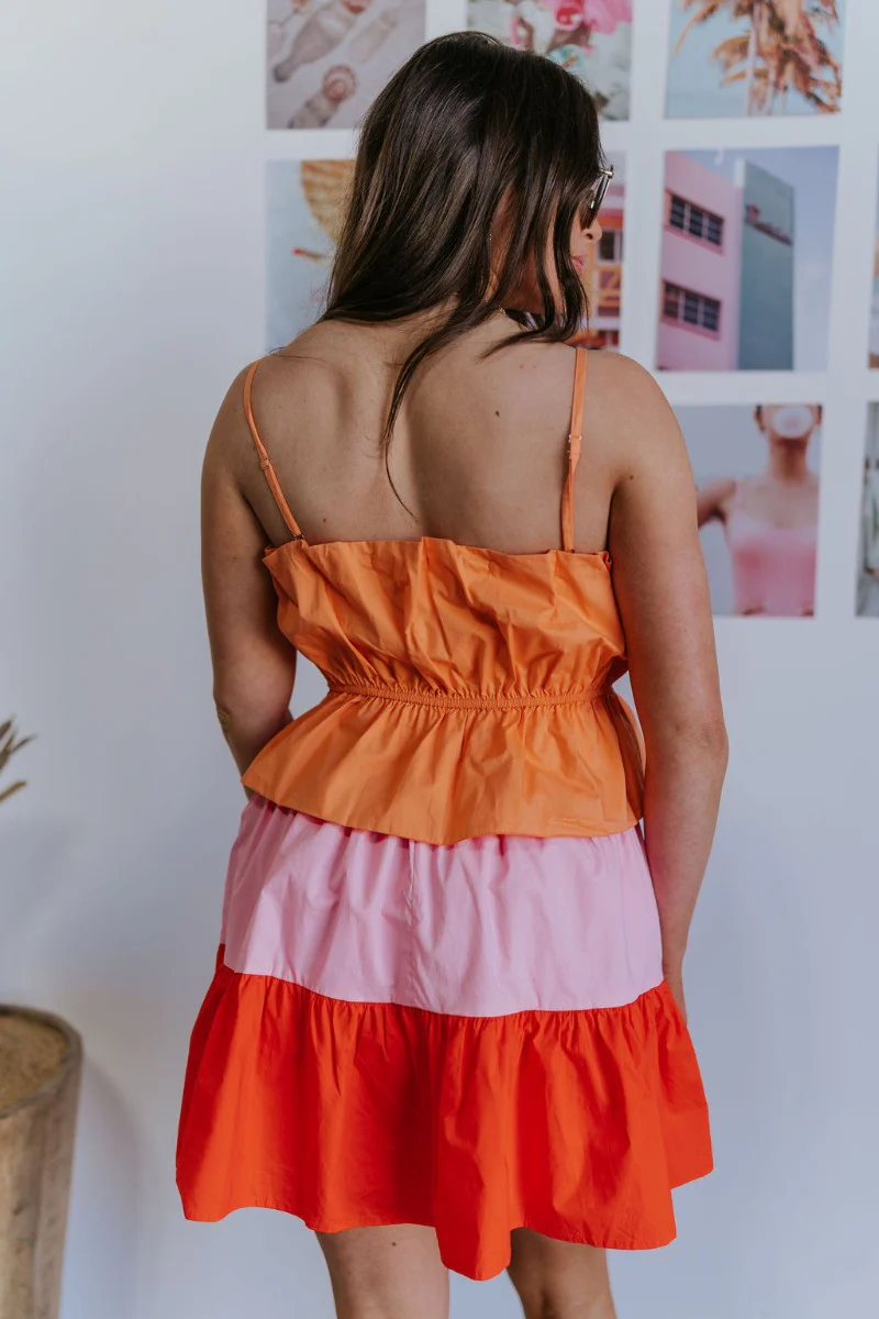 Sunkissed Color Block Dress - Image 5
