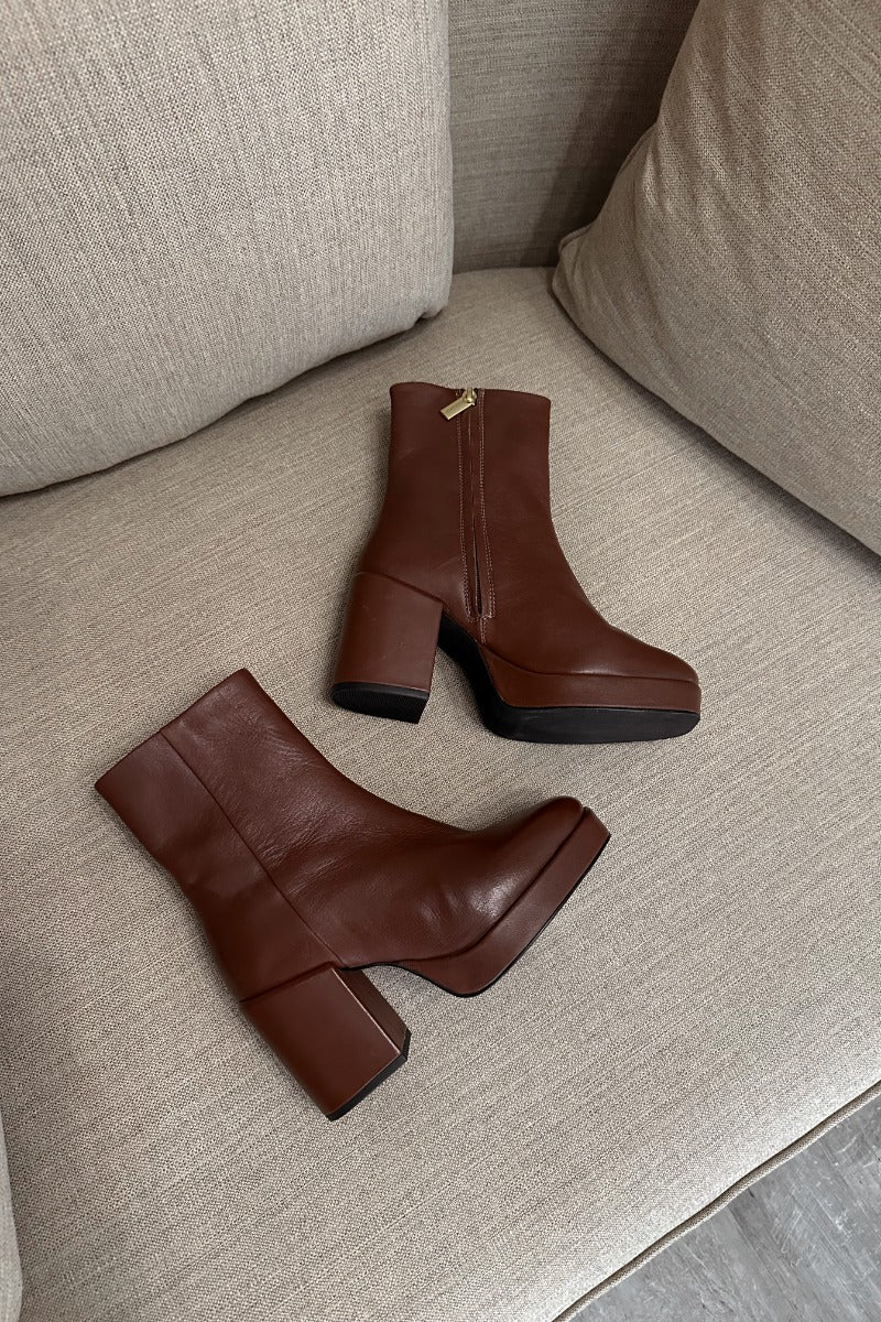 Seychelles Sweet Lady Leather Boot in Brown - Image 2