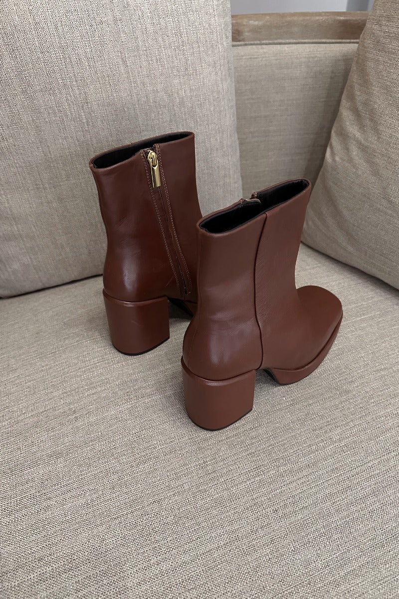 Seychelles Sweet Lady Leather Boot in Brown - Image 5