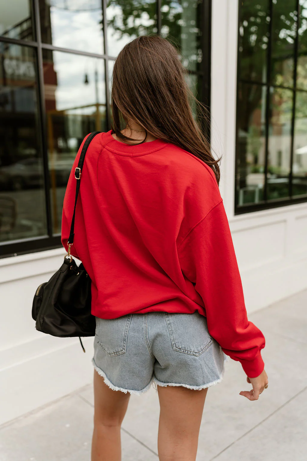 Georgia Red Long Sleeve Sweatshirt - Image 4