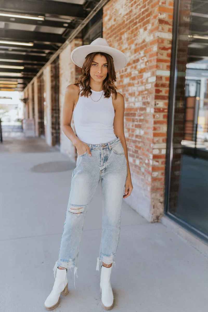 Talia Bodysuit In White - Image 2