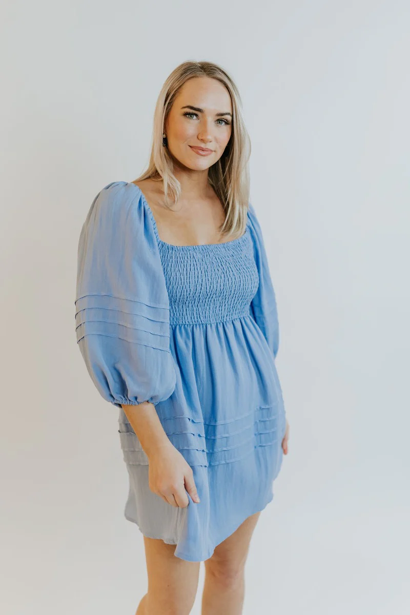 Tea Party Dress in Blue