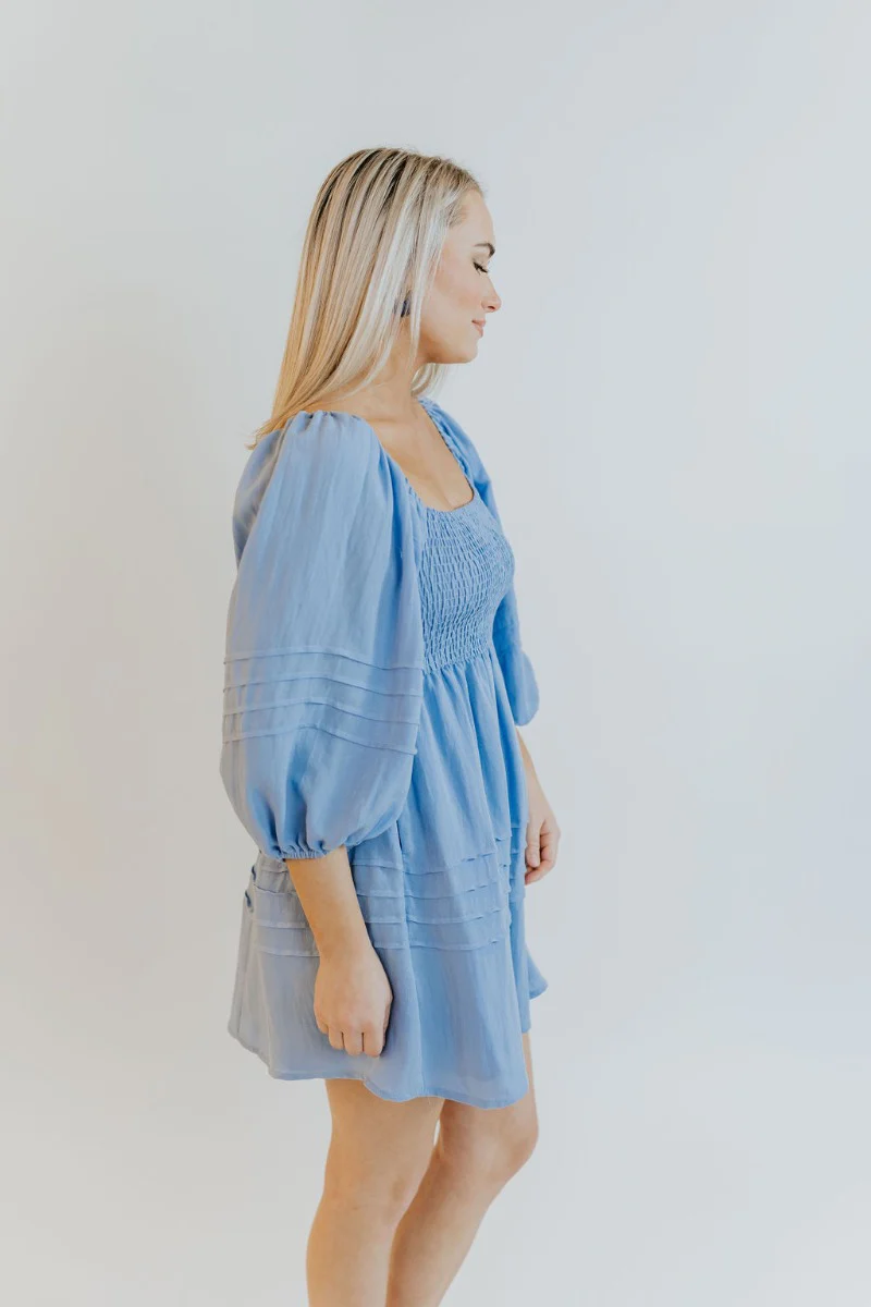 Tea Party Dress in Blue - Image 4
