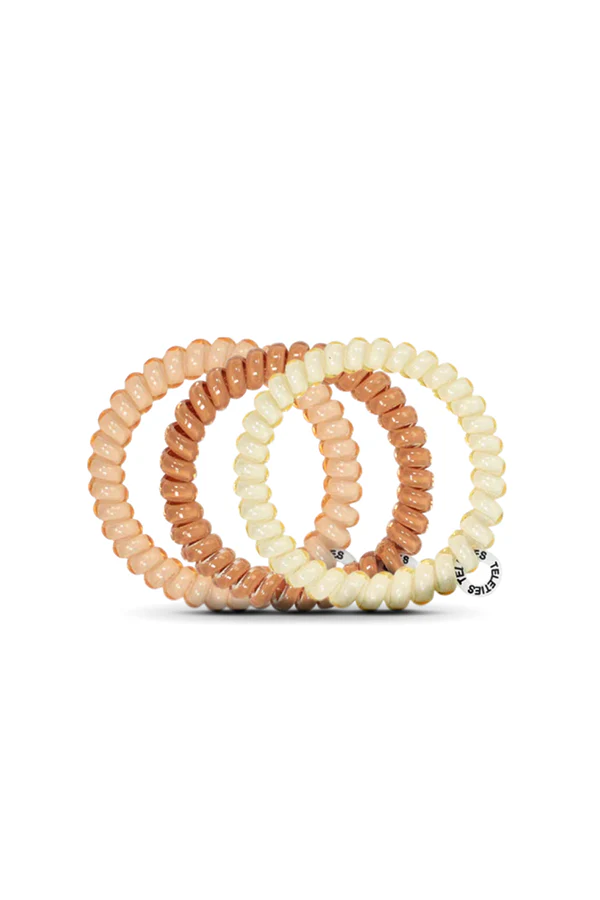 Teleties Beige Multi Small Hair Ties - Image 2