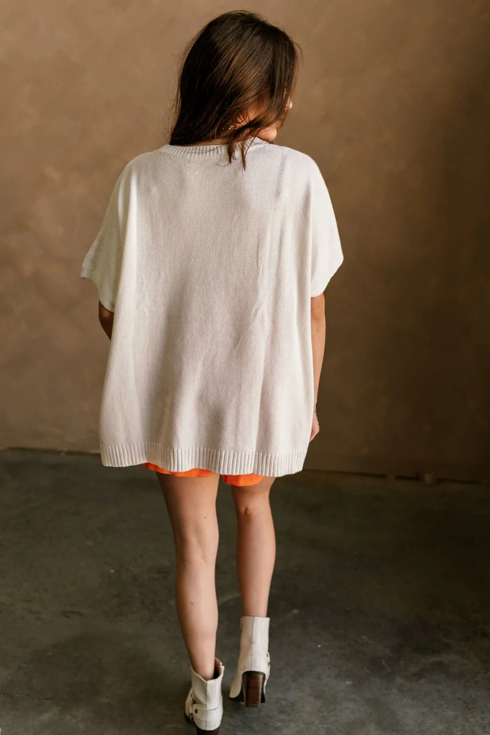 Tennessee T Orange & White Short Sleeve Sweater - Image 7