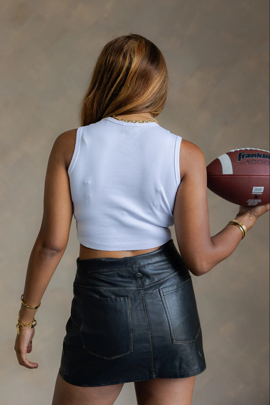 Tennessee T White Cropped Graphic Tank - Image 7