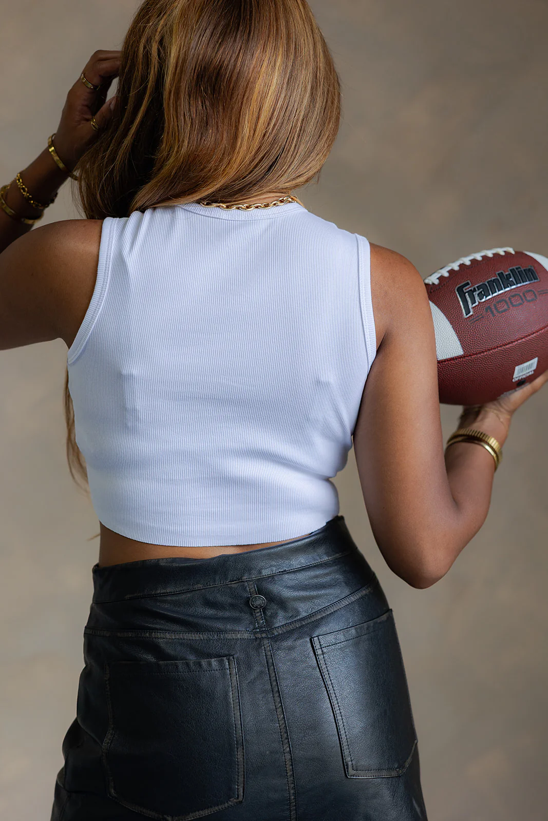 Tennessee T White Cropped Graphic Tank - Image 8