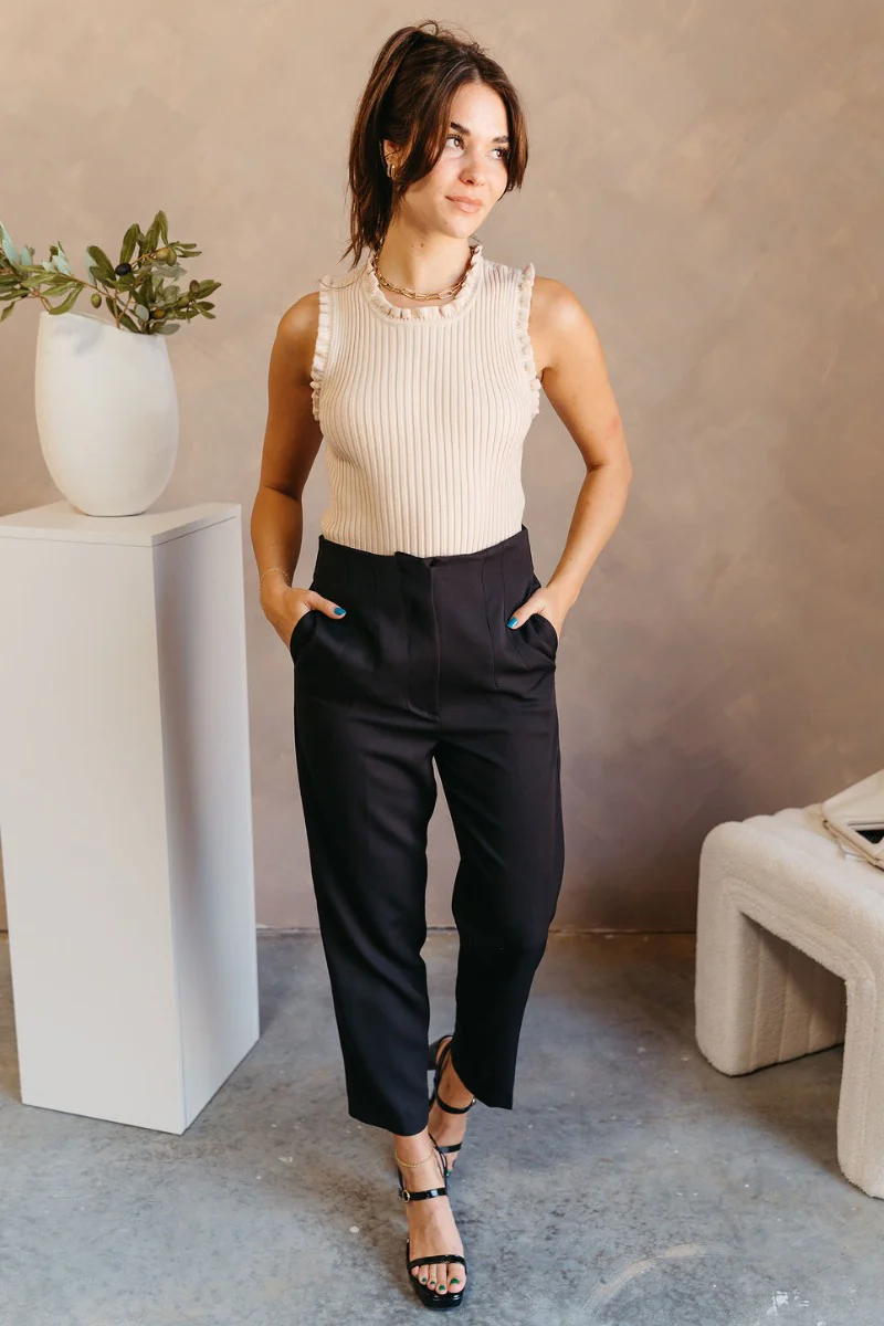 Tessa Black Dress Pants