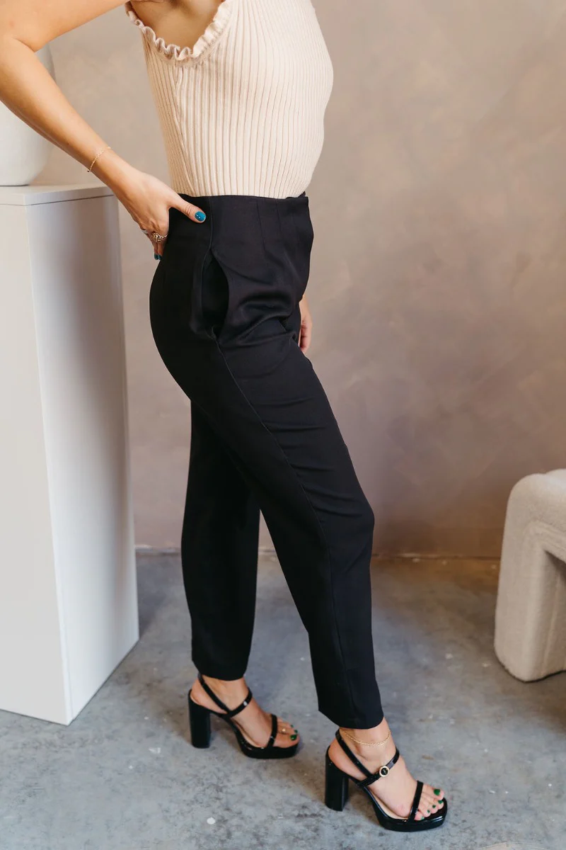 Tessa Black Dress Pants - Image 4