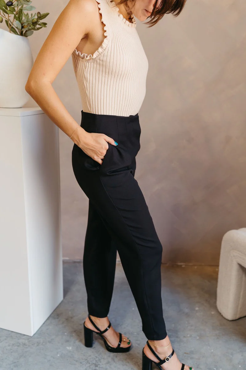 Tessa Black Dress Pants - Image 5
