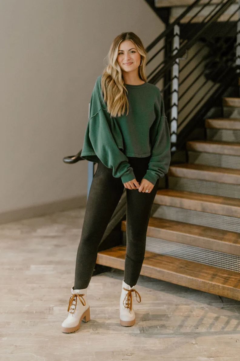 The Best Thing Sweater In Green - Image 2