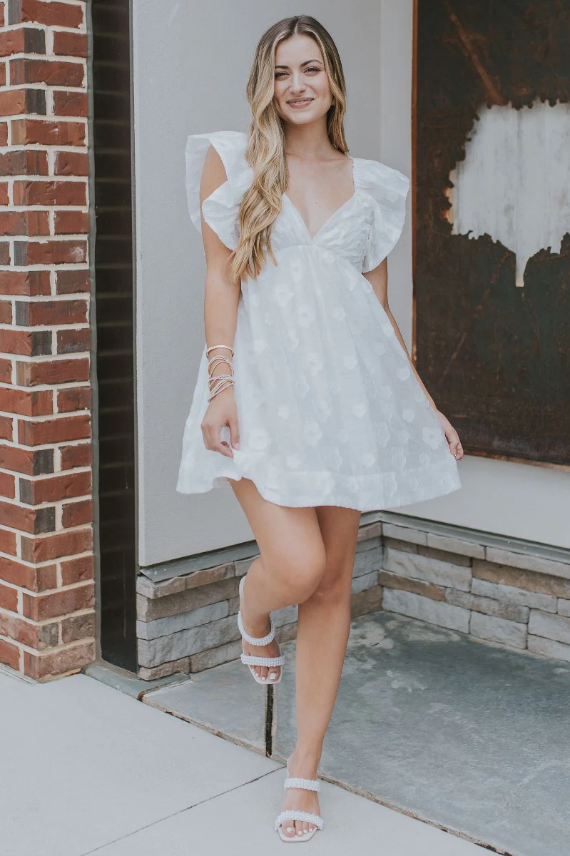 Time Of My Life Dress in White - Image 2