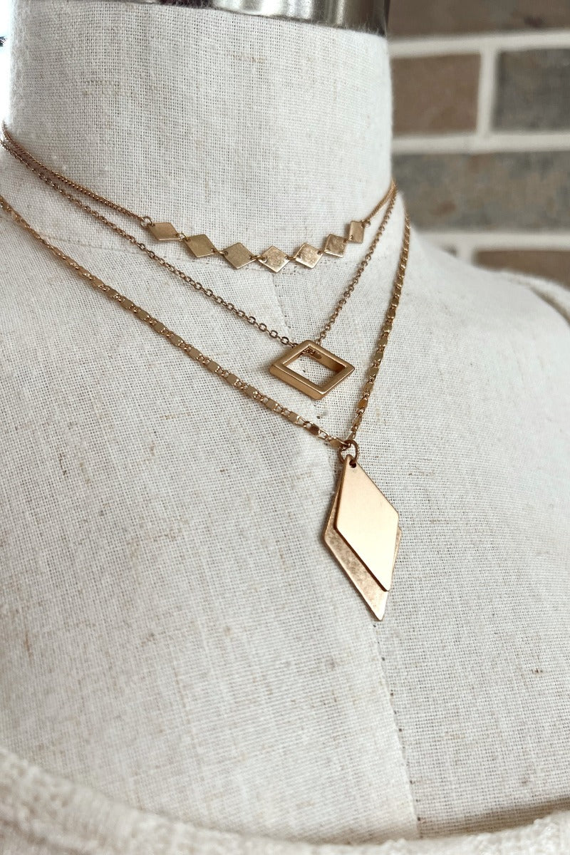 Time To Travel Necklace in Gold