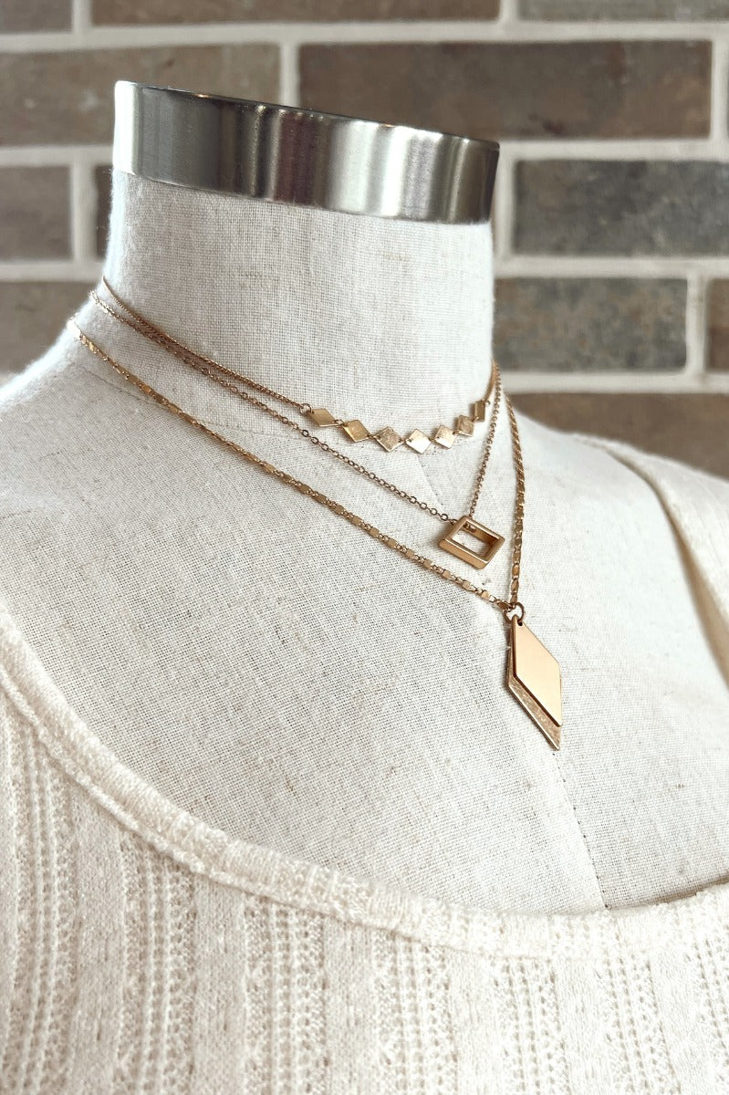 Time To Travel Necklace in Gold - Image 2