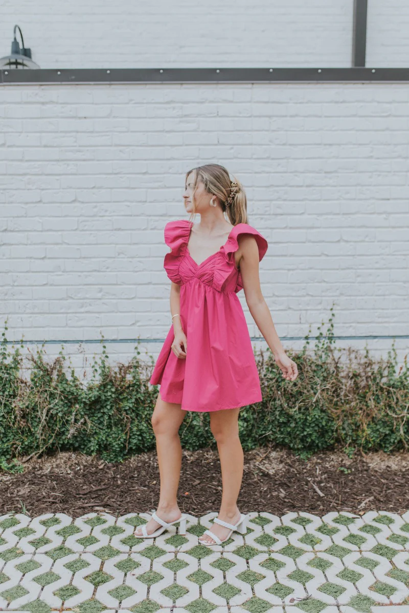 Total Knockout Dress in Pink - Image 3