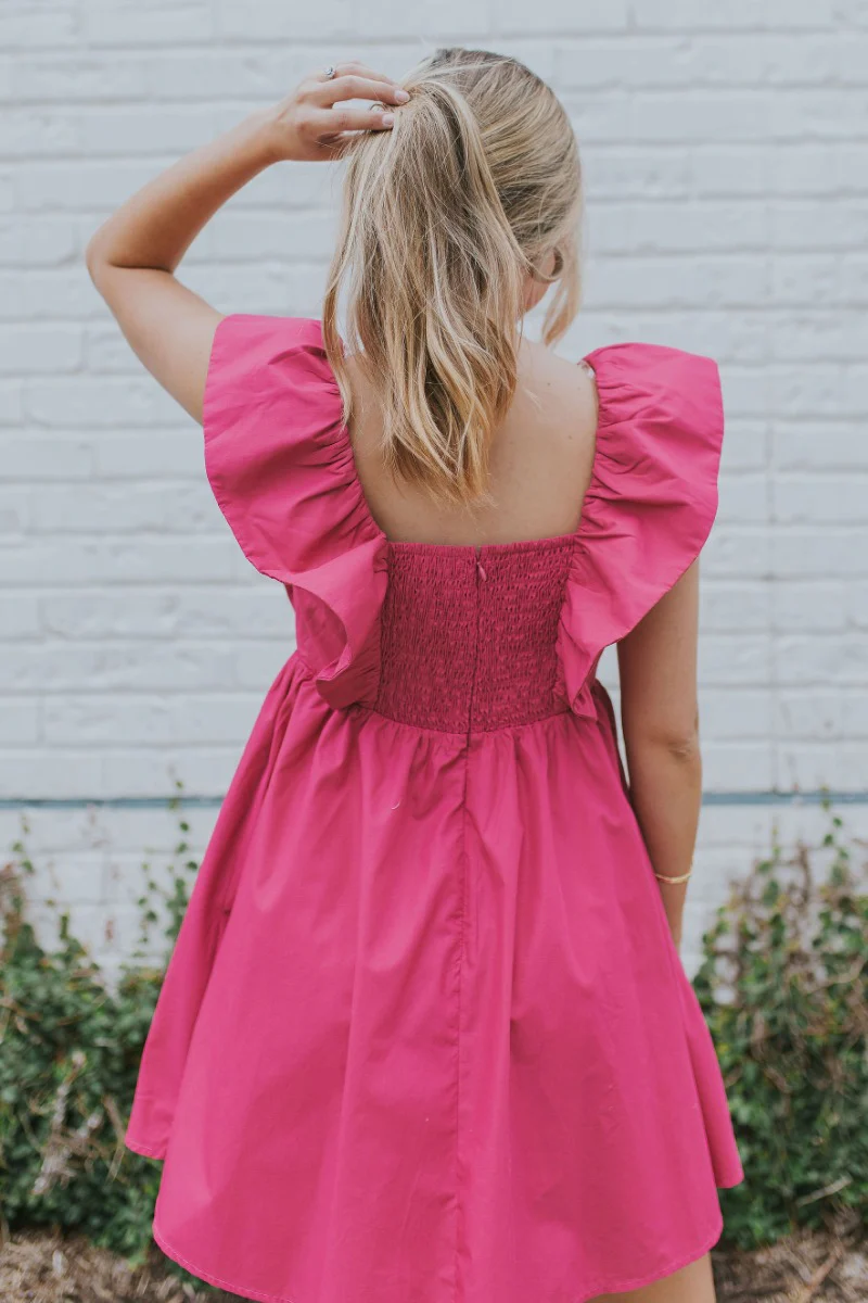 Total Knockout Dress in Pink - Image 4
