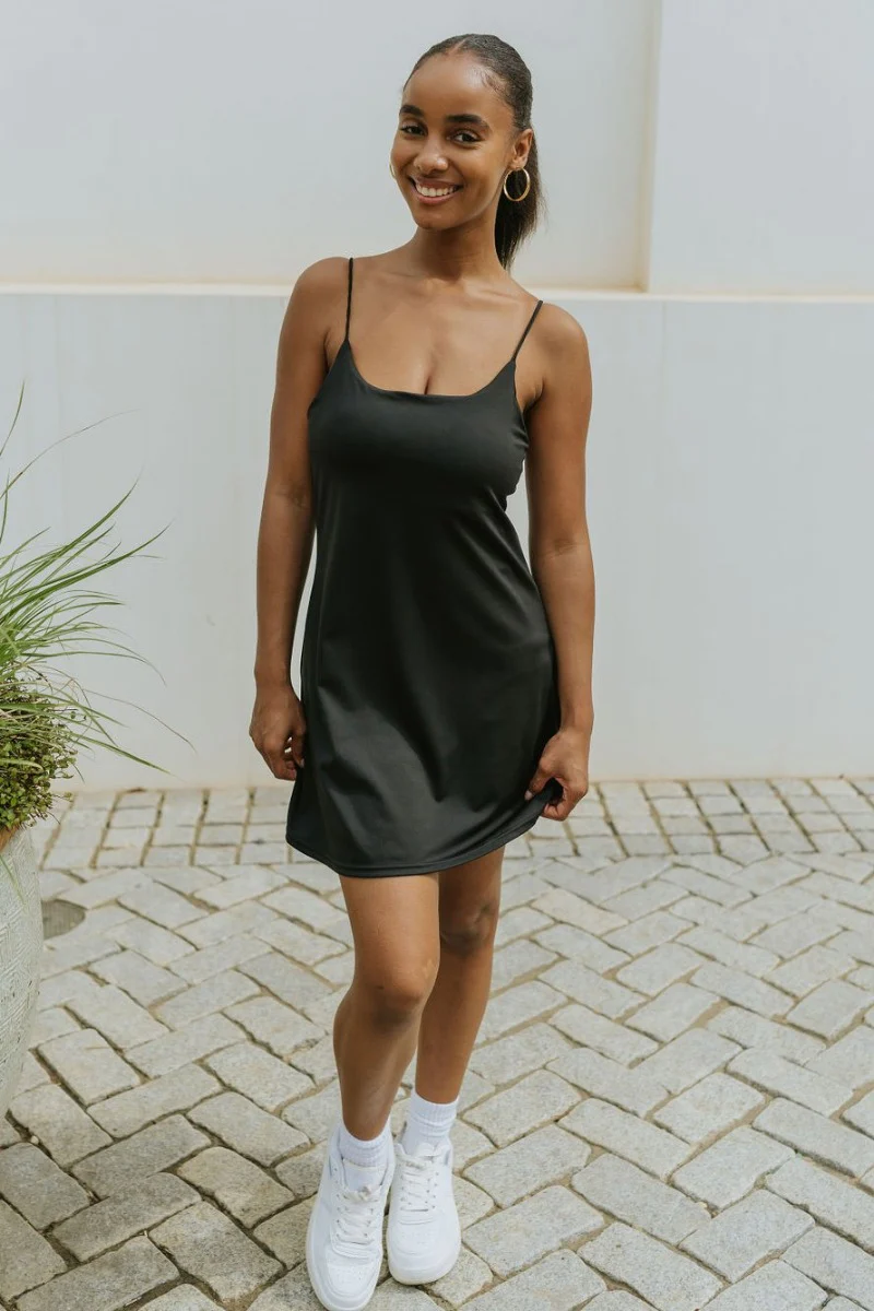 Traveler Mini Dress in Black