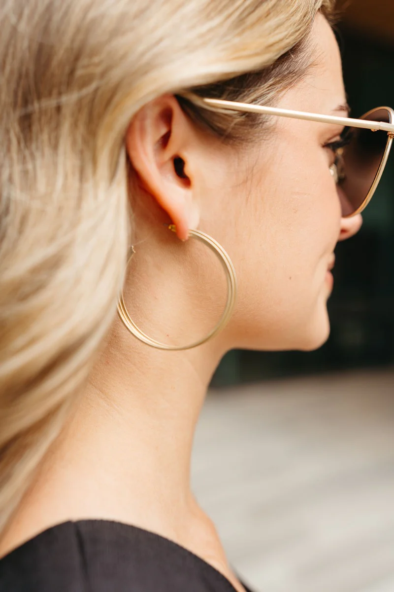 Triple Threat Layered Earring