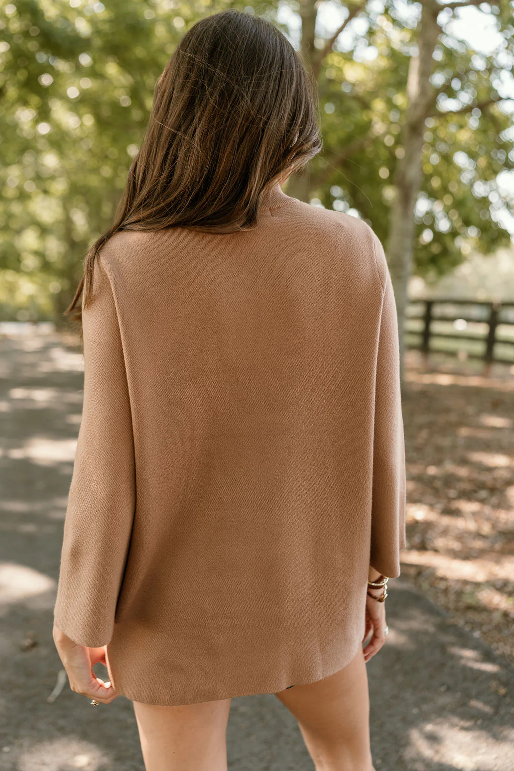 Trish Camel Mock Neck Sweater - Image 6