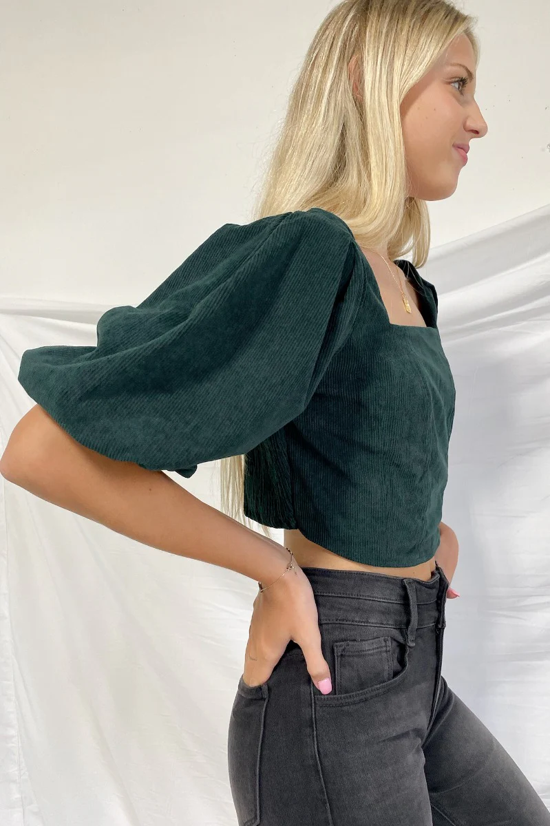 Turn Back Time Corduroy Top - Image 4