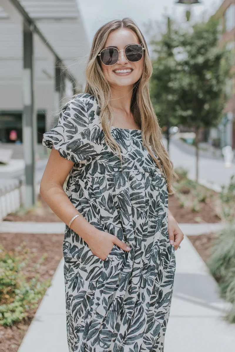Under the Palms Midi Dress - Image 3
