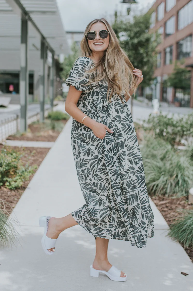 Under the Palms Midi Dress - Image 4