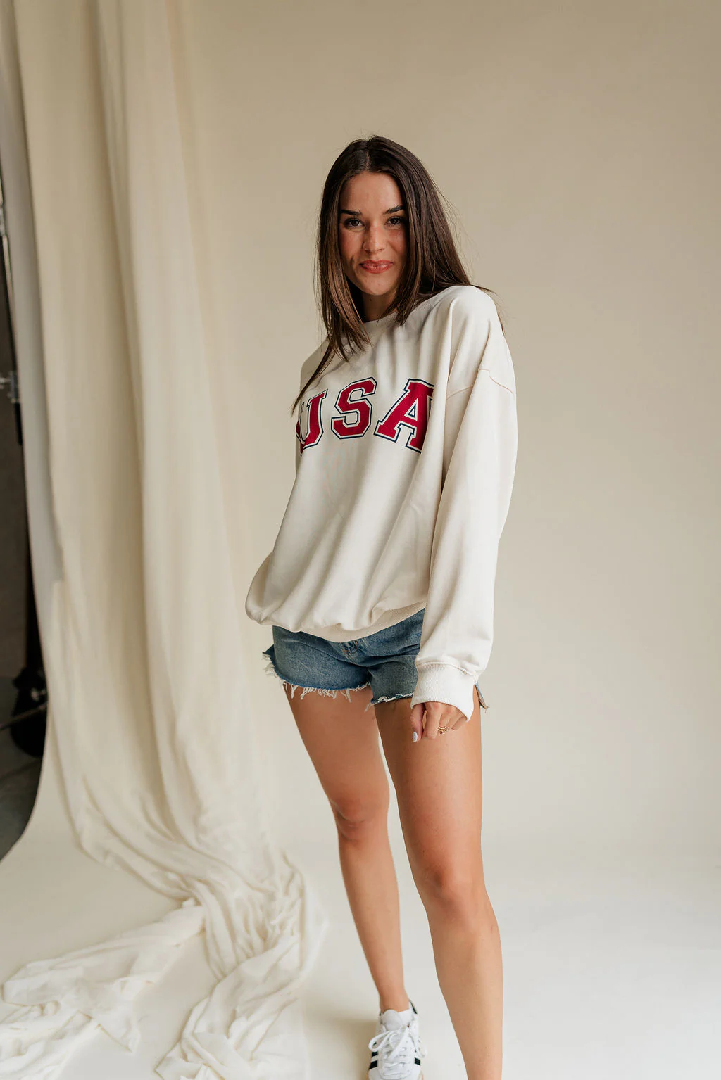 USA Ivory Graphic Sweatshirt - Image 5