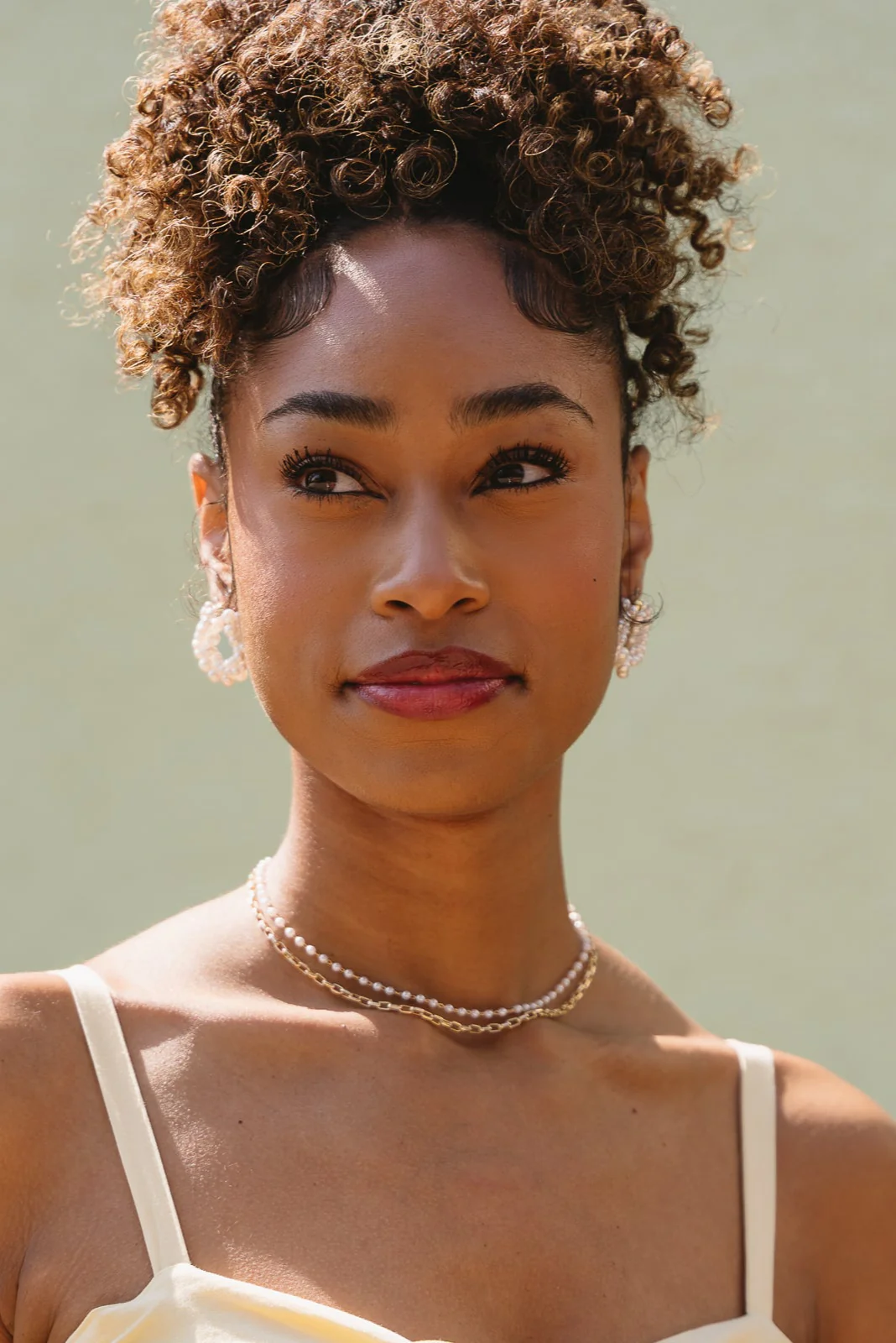 Valerie Layered Gold & Pearl Necklace Set