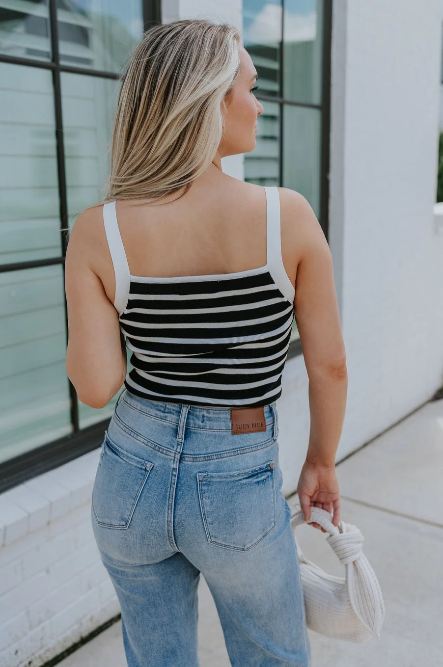 Vanessa Stripe Square Neckline Tank - Image 16