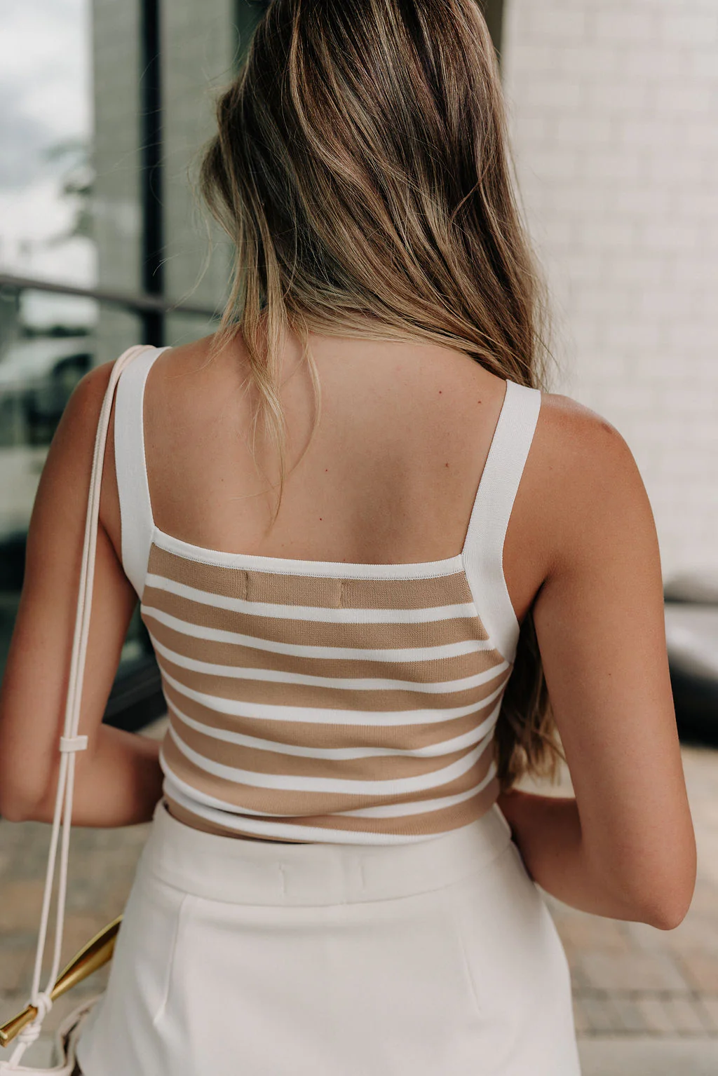 Vanessa Stripe Square Neckline Tank - Image 5