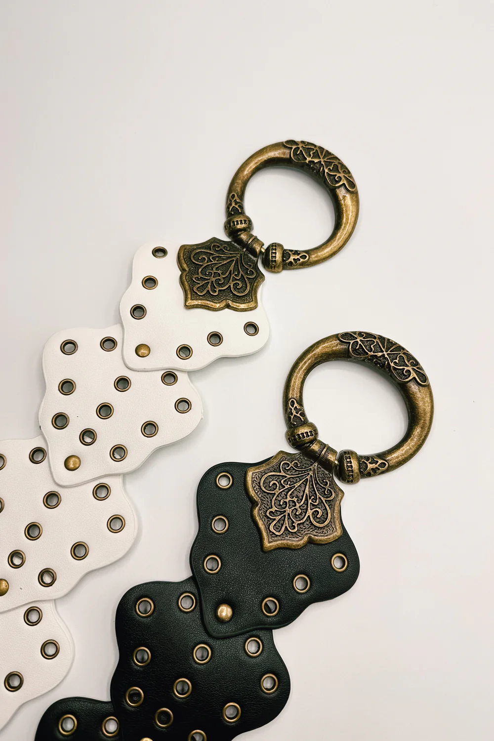 Vanessa Wide Grommet Belt