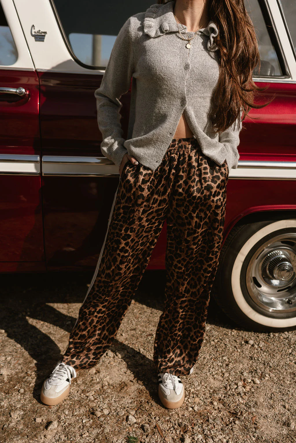 Vera Leopard & White Track Pants - Image 3
