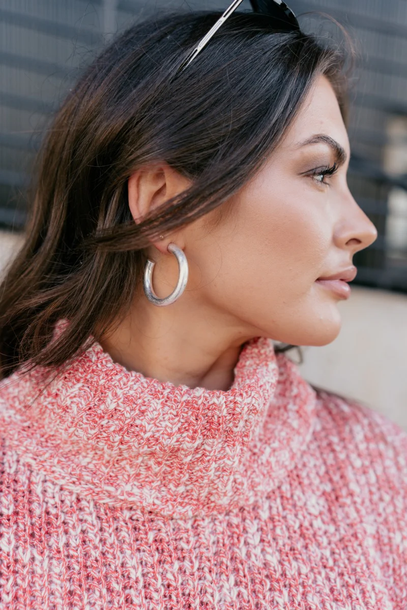 Vera Silver Hoop Earrings