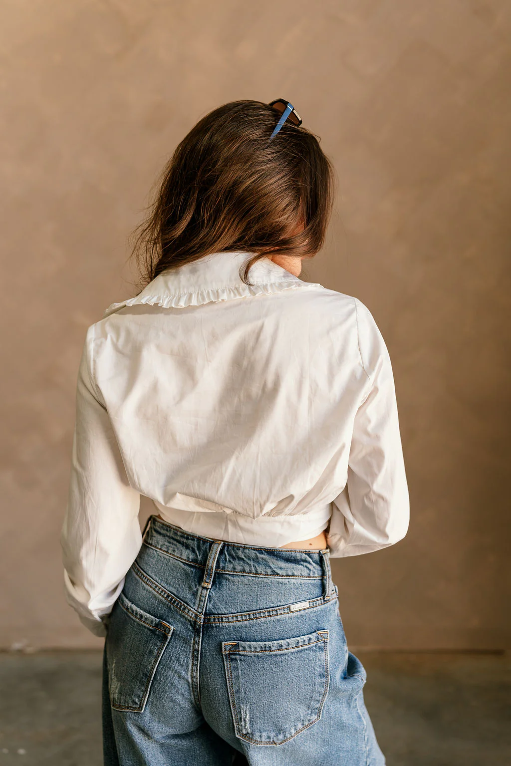 Victoria Bow Tie Long Sleeve Top - Image 13