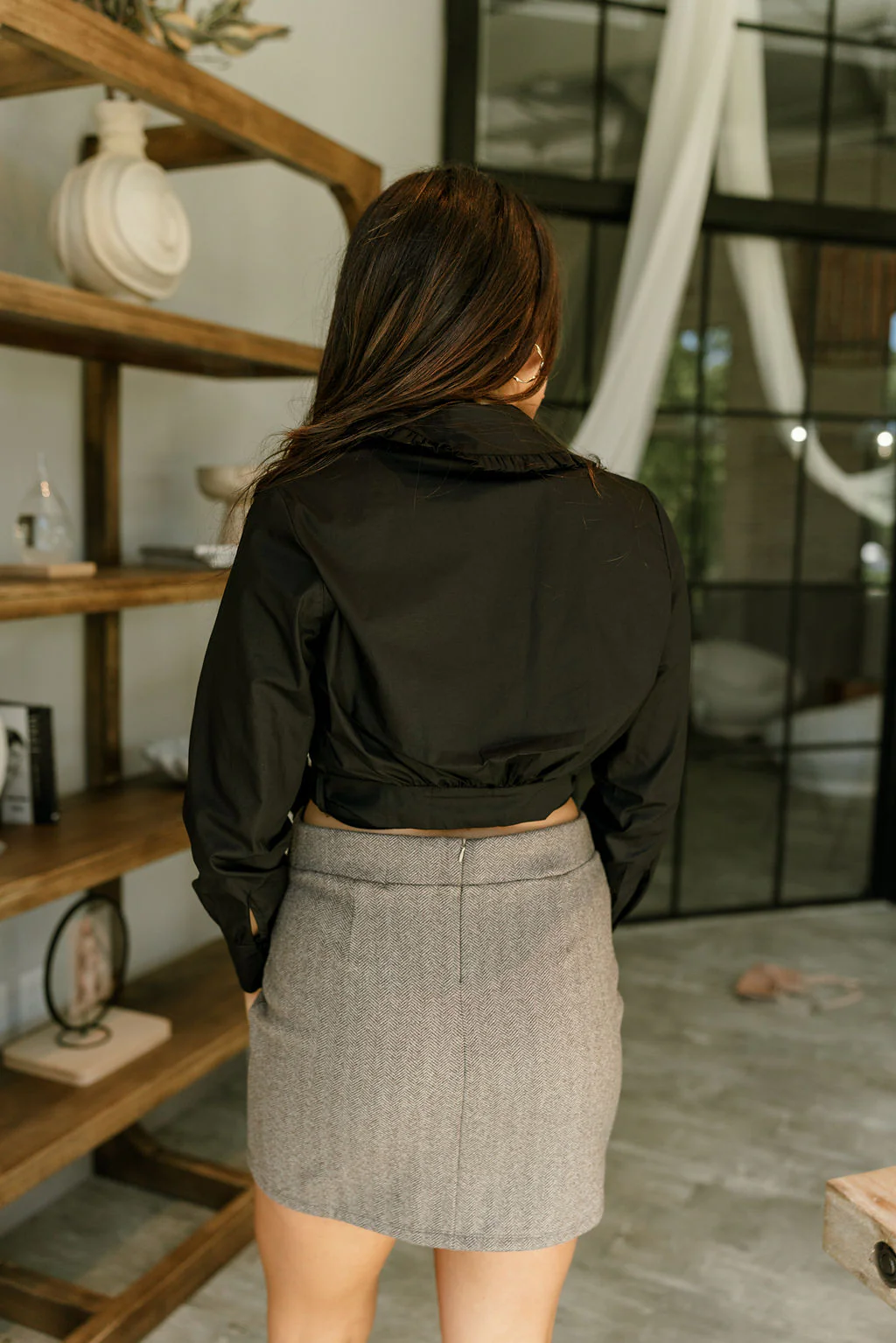 Victoria Bow Tie Long Sleeve Top - Image 6