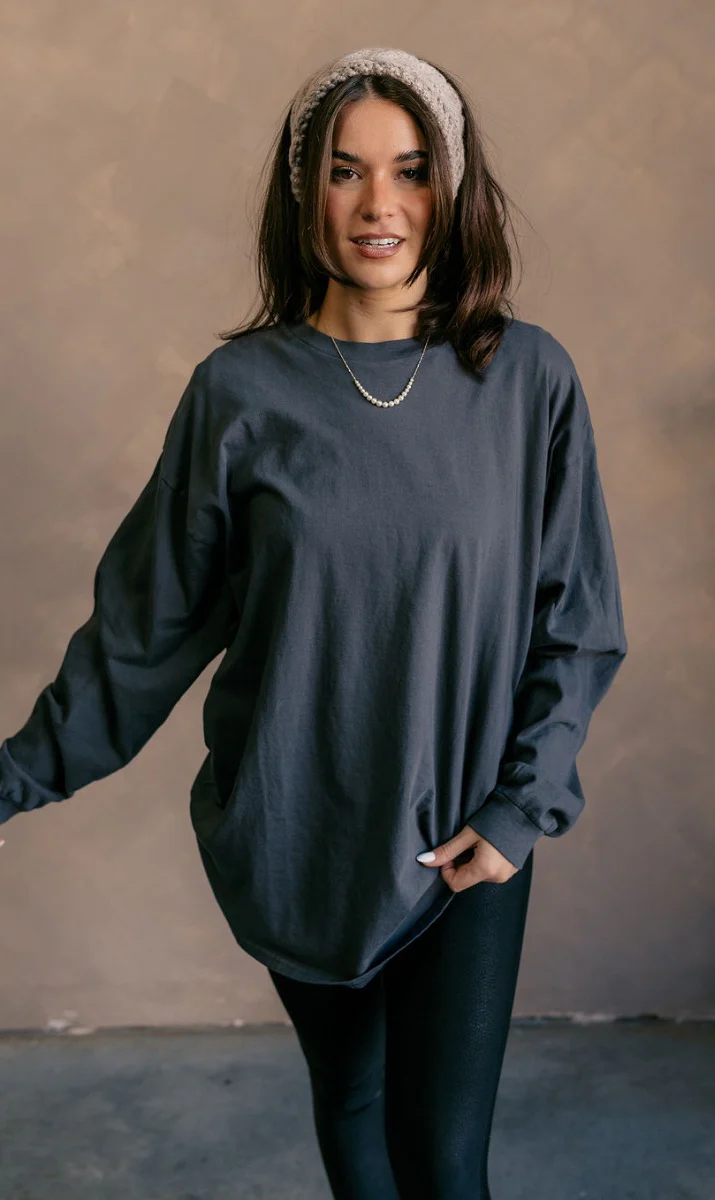 Vira Black Long Sleeve Sweatshirt - Image 2