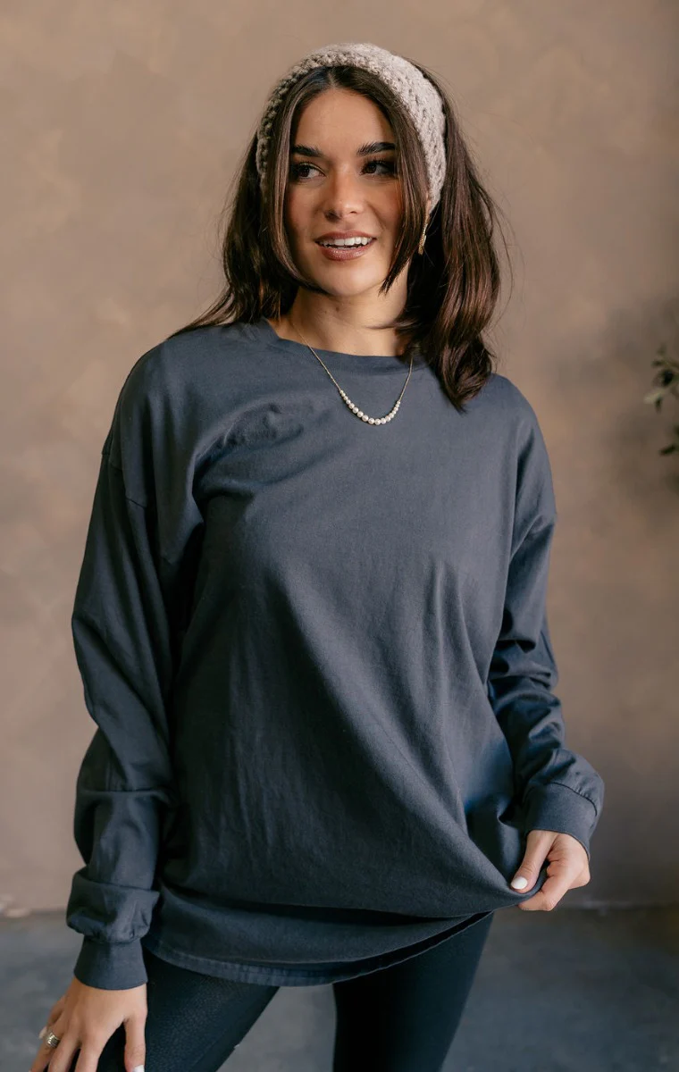 Vira Black Long Sleeve Sweatshirt - Image 3