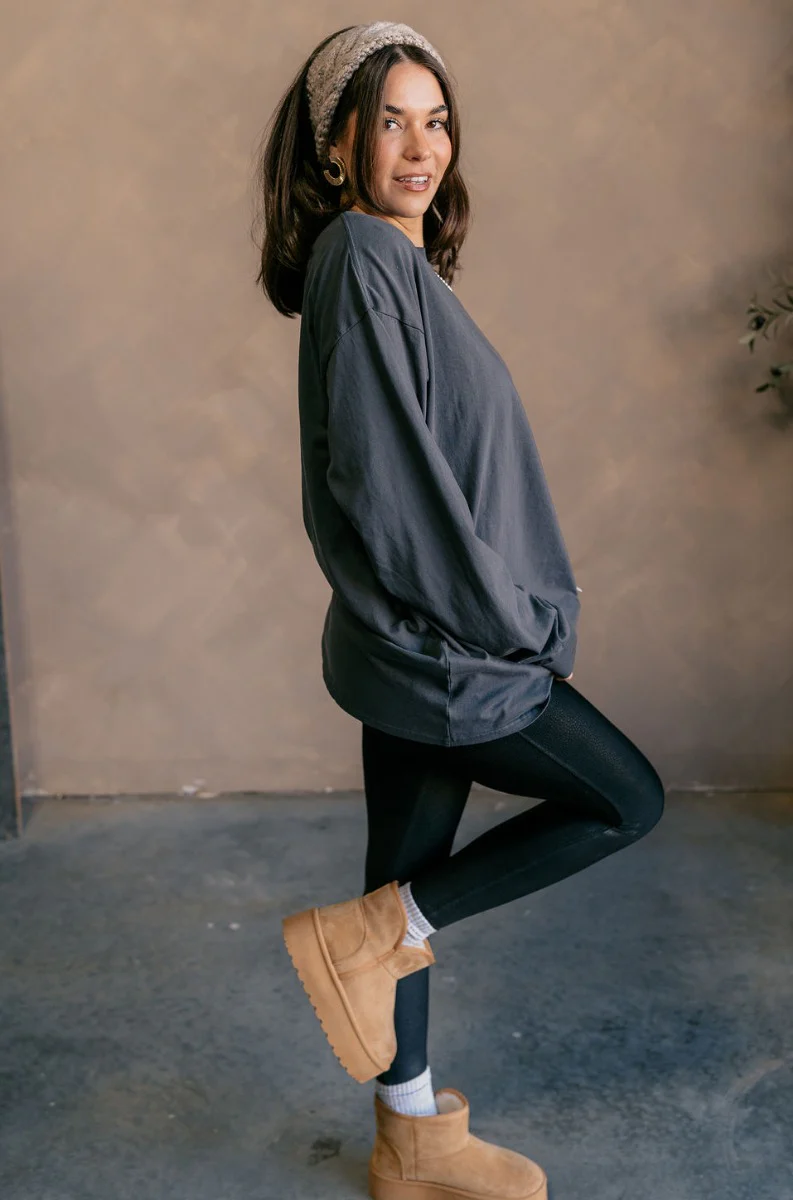 Vira Black Long Sleeve Sweatshirt - Image 6