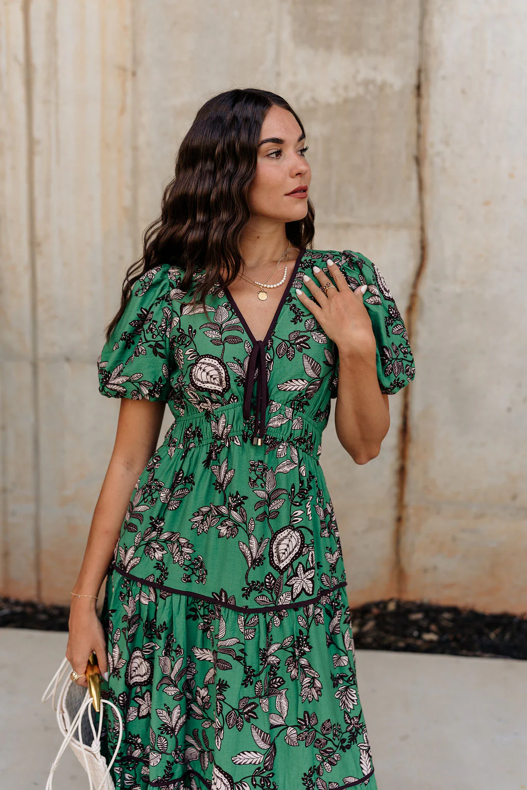 Vivica Green Floral Midi Dress - Image 7
