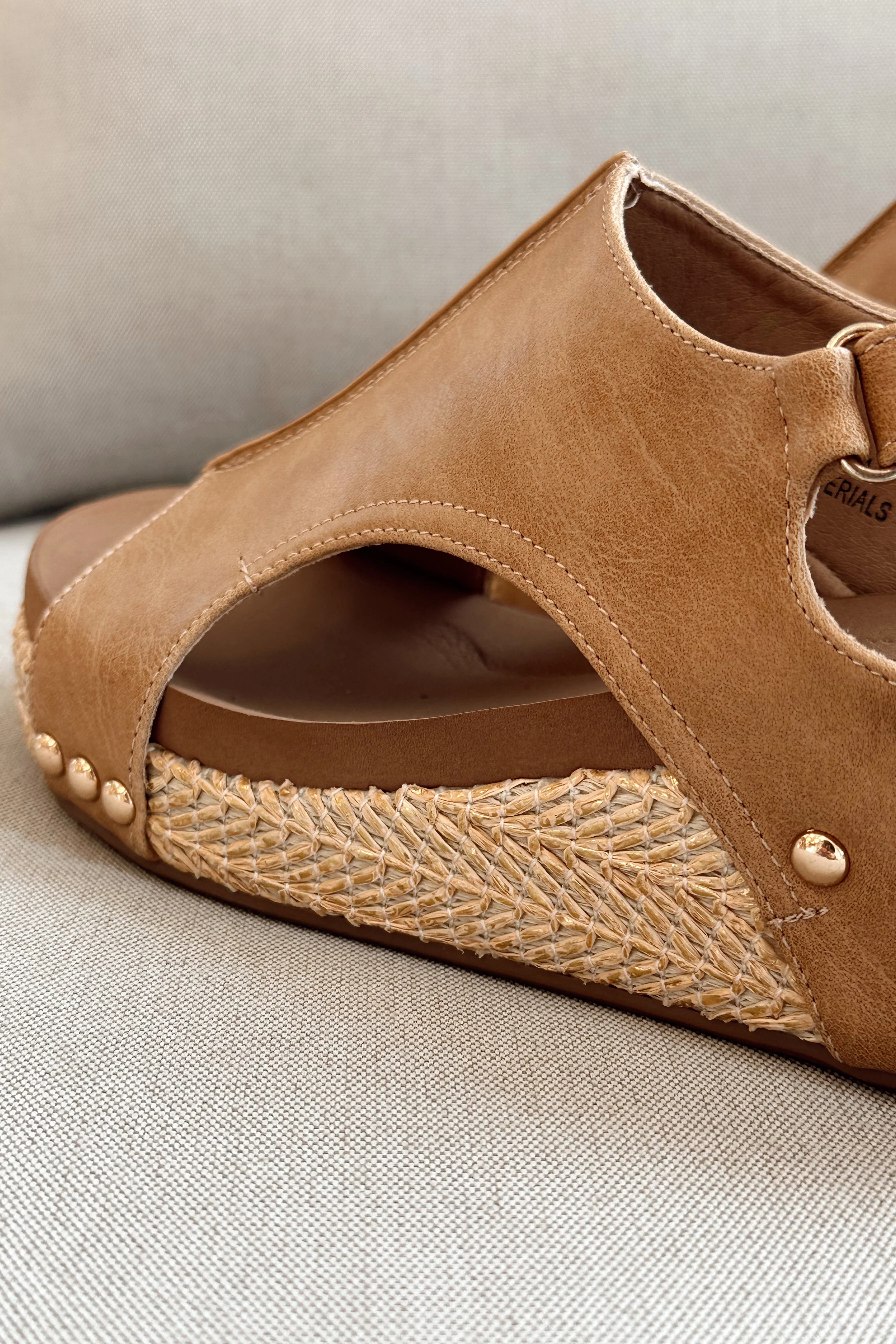 Corkys Volta II Caramel Combo Wedge Sandal - Image 4