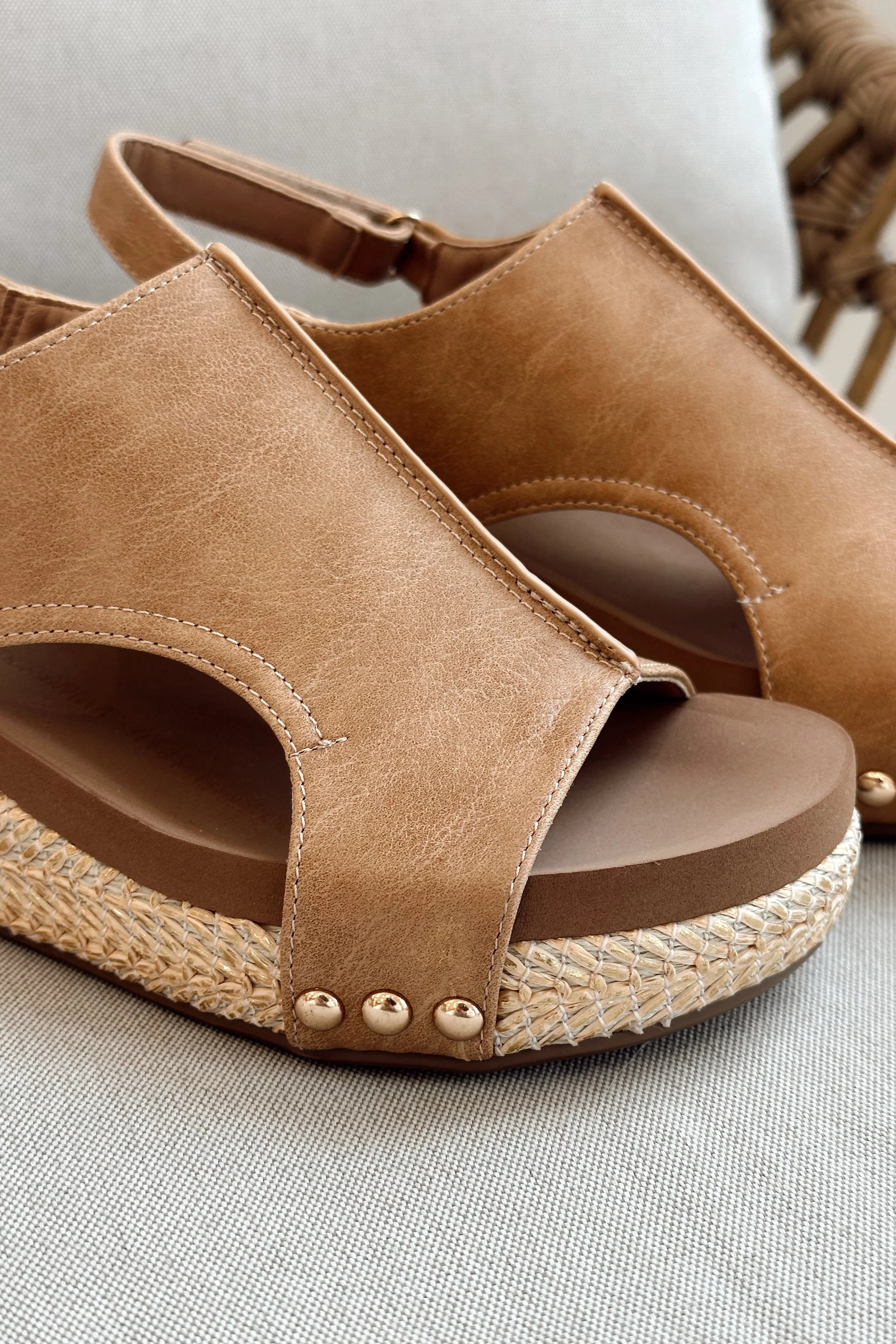 Corkys Volta II Caramel Combo Wedge Sandal - Image 5