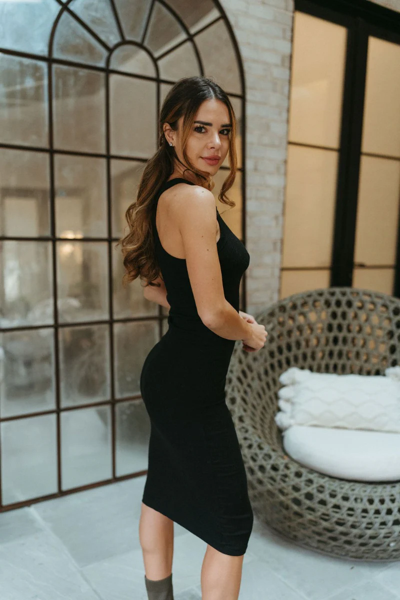 Walk Of Fame Dress in Black - Image 3