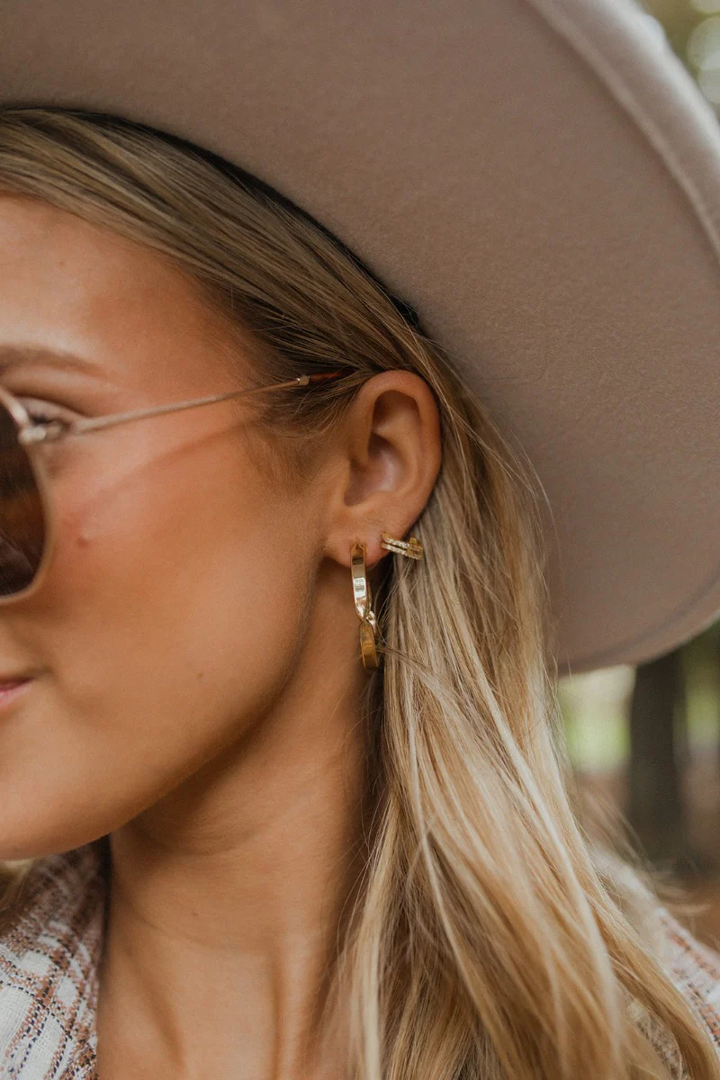 Wanderlust Hoop Earrings - Image 2